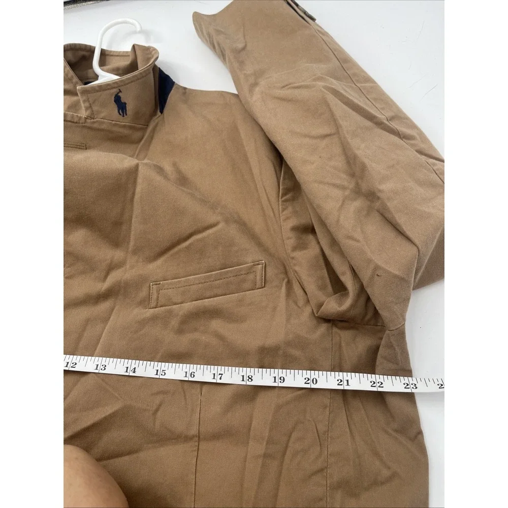 Polo Ralph Lauren Men's Cotton Stretch Khaki Chino Blazer Sport Coat Preppy XXL